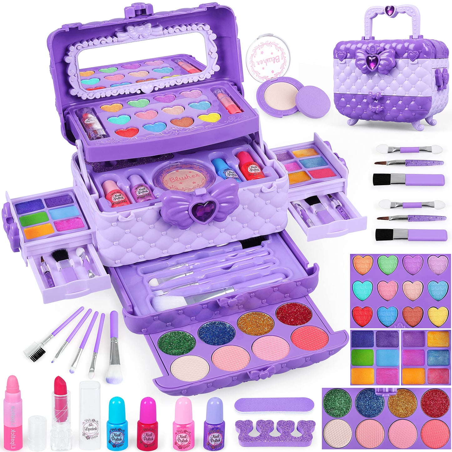 54 Pcs Kids Makeup Kit