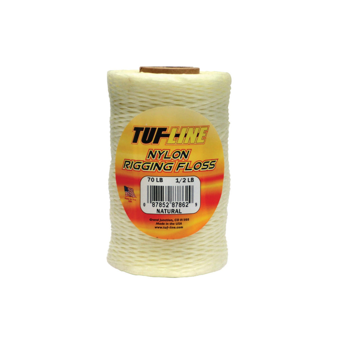 TUF-LINE NYLON RIG FLOSS 50 LB 640 YD WHITE