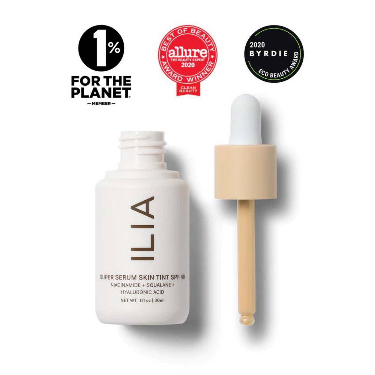ILIA Super Serum Skin Tint SPF 40 in Sombrio ST2.5 (1 fl oz) #10085075