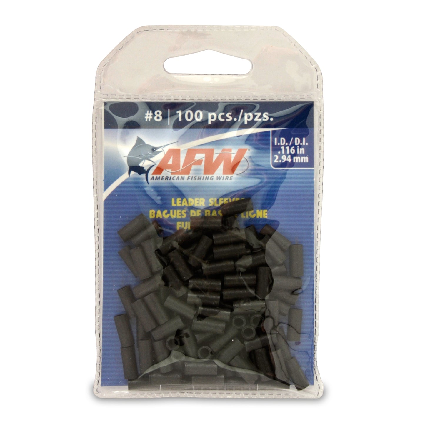 American Fishing Wire Single Barrel Leader Sleeves