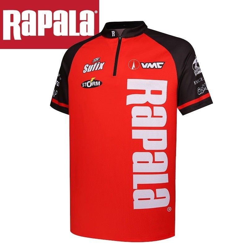 Short Sleeve Quick-drying Anti-UV Rapala Fishing Shirt