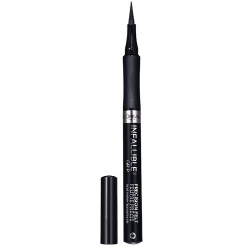 L'Oreal Paris Infallible Grip Precision Felt Eyeliner, Smudge Resistant, Long Lasting Waterproof Eyeliner 0.03 fl oz