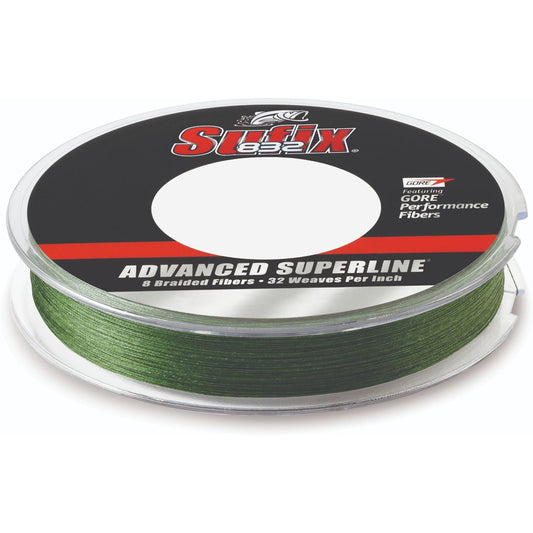 40LBS LowVis Green 300Yds Sufix Advanced Superline Braid