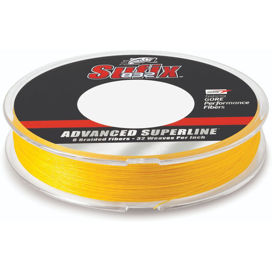 20LBS HiVis Yellow 300Yds Sufix Advanced Superline Braid