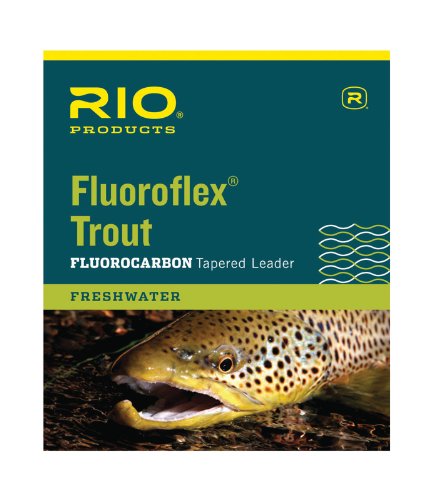 RIO Fluoroflex Trout Tapered Leader, 4X