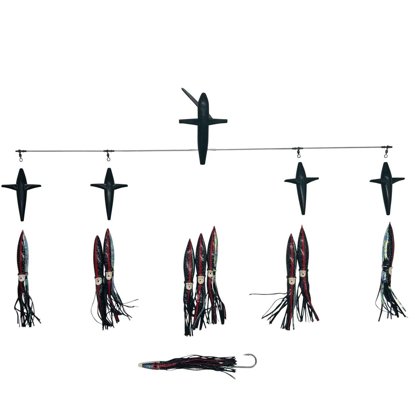 JB 36" SIDE TRACKER 9" Squid