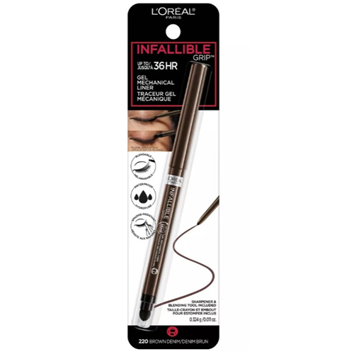 L'Oreal Paris Infallible Grip Waterproof Mechanical Gel Eyeliner - 0.023oz