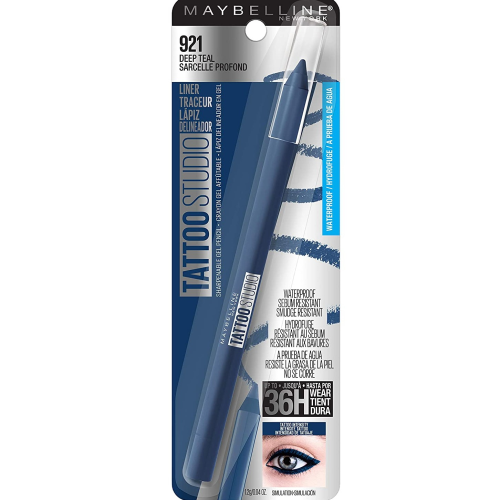Maybelline Tattoo Studio Sharpenable Gel Pencil Waterproof Longwear Eyeliner - 0.04oz