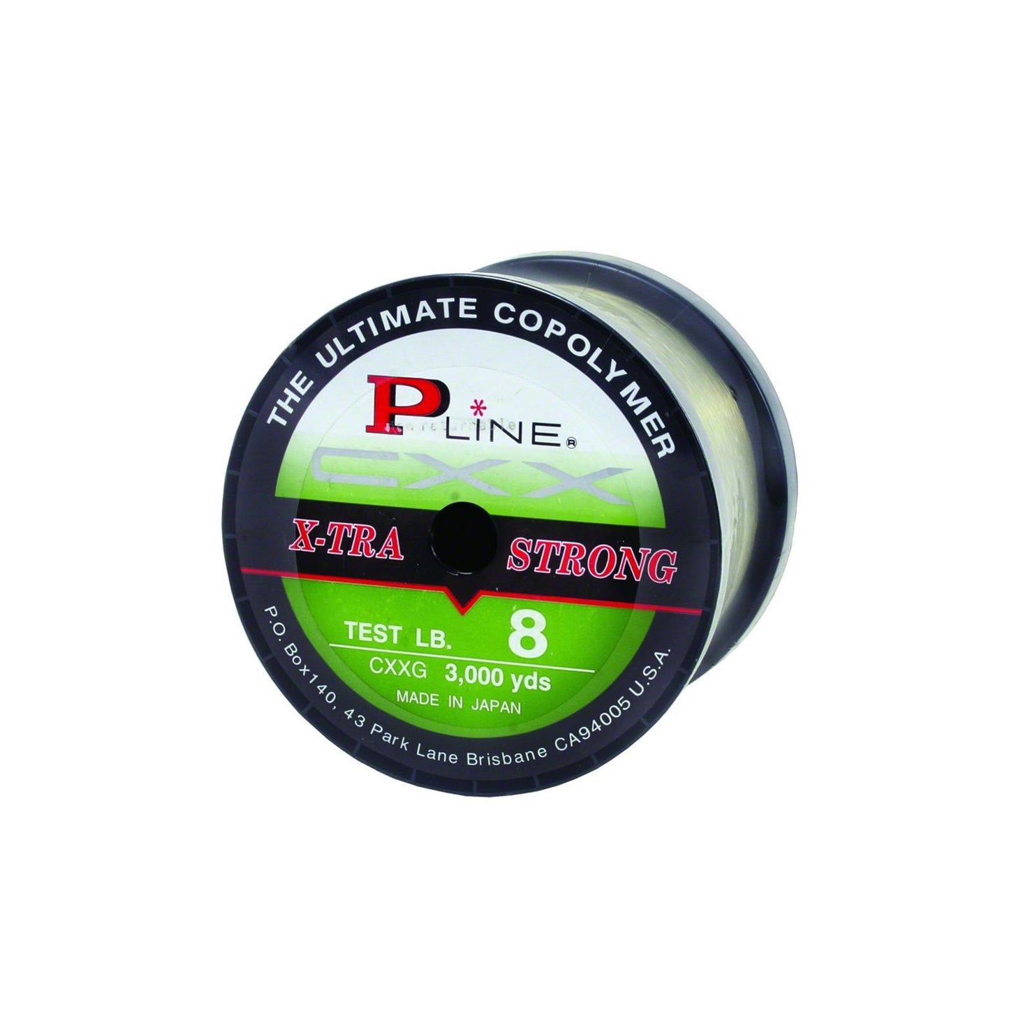 P-Line CXX X-tra Strong Copolymer - Moss Green - 6 Lb. - 3000 Yards