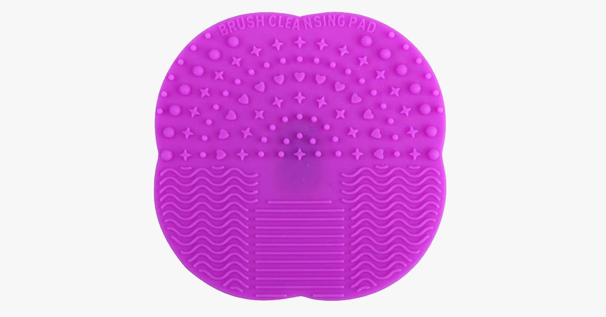 Makeup Brush Cleaner Mat- Keep Your Makeup Brushes Clean, Healthy and Fresh Looking