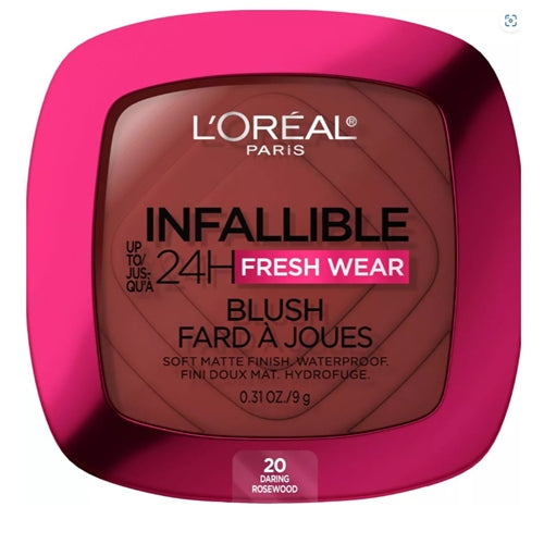 L'Oreal Paris Infallible Up to 24H Fresh Wear Blush Powder - 0.31oz