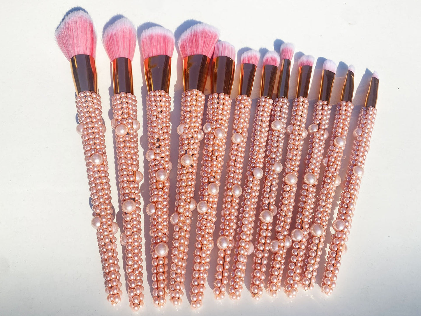 12Pcs/set Diamond-studded Makeup Brushes