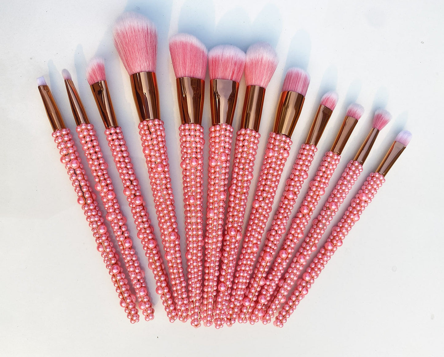 12Pcs/set Diamond-studded Makeup Brushes
