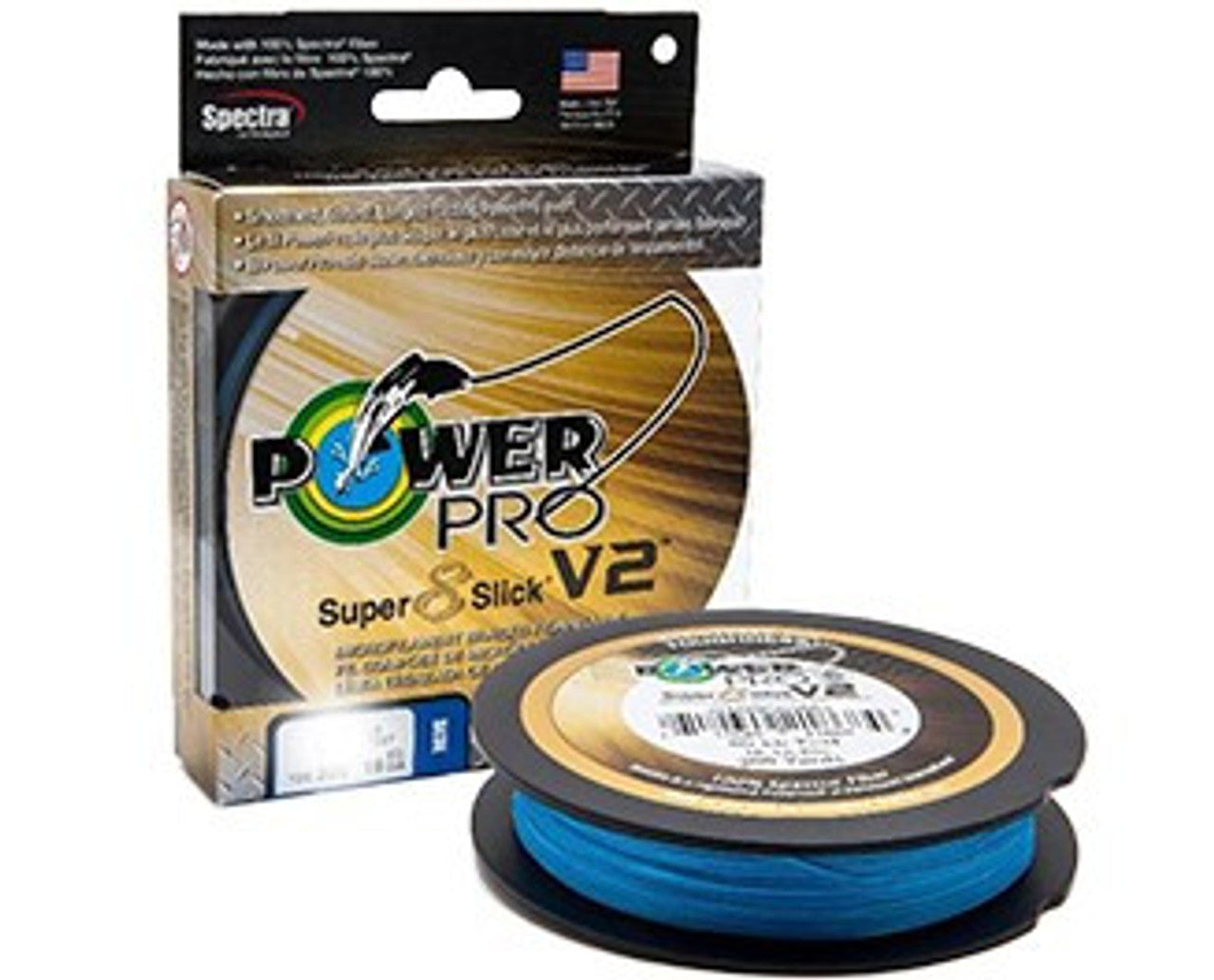 POWER PRO SUPER SLICK V2 BLUE 20 LB 300 YARDS
