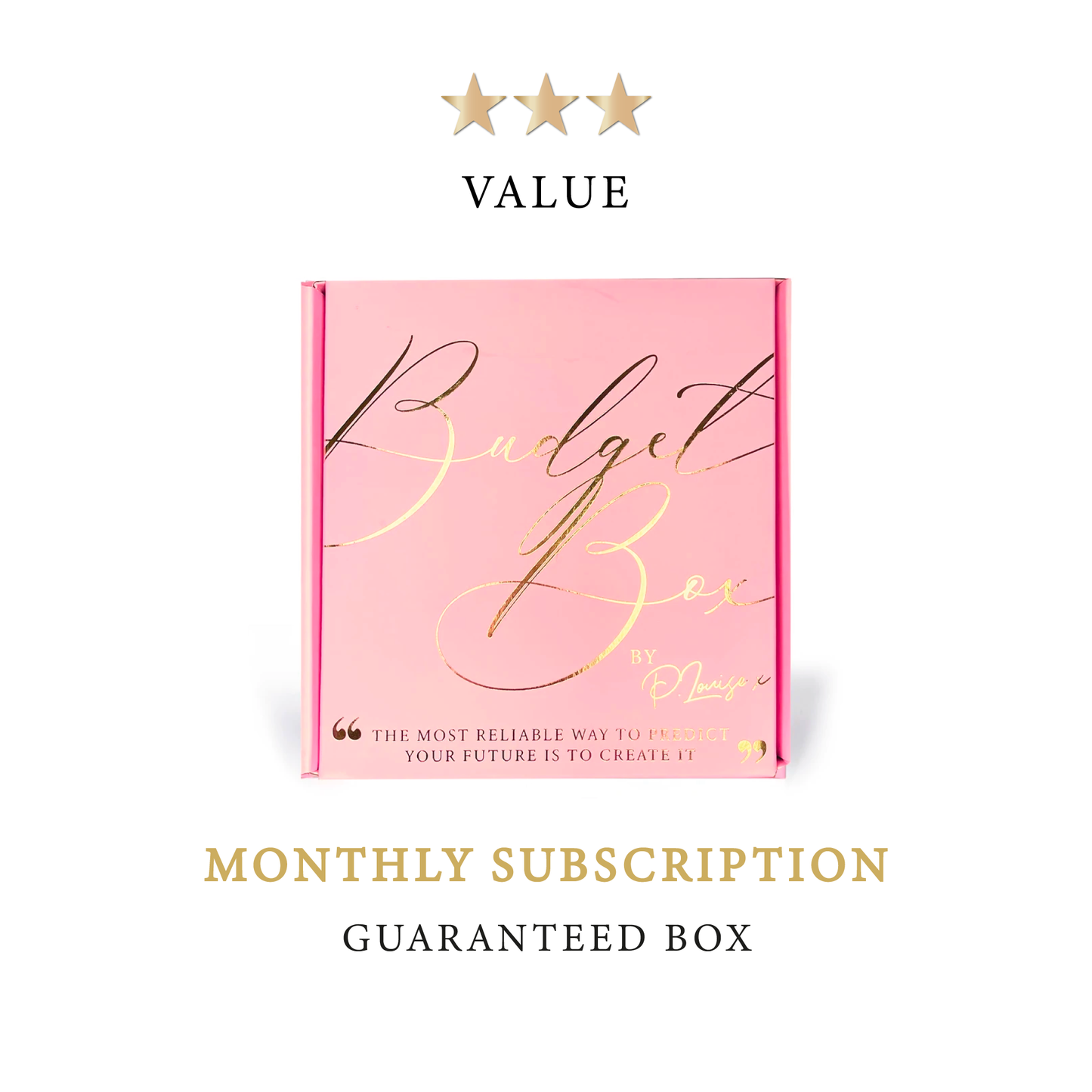 P.Louise Budget Box (Monthly Subscription) Start Date April