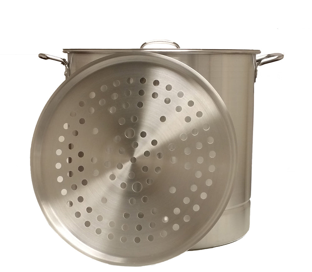 King Kooker 52 Quart Heavy Duty Aluminum Pot & Steamer Plates