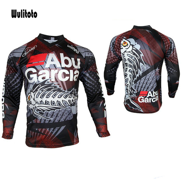 Summer long-sleeved fishing shirt, breathable and quick-drying outdoor men&#39;s fishing clothes