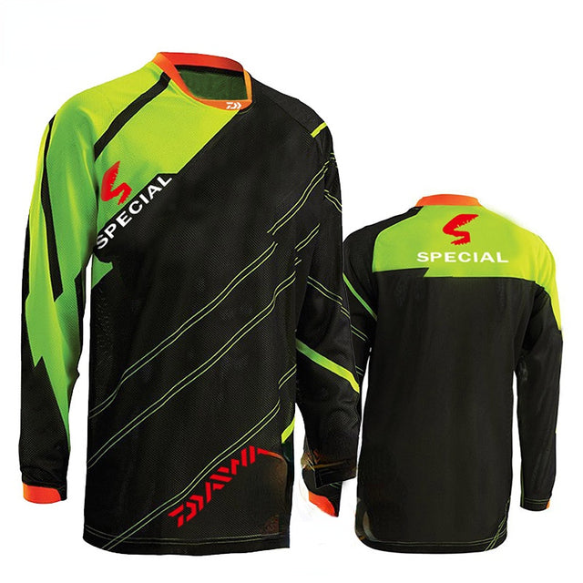 2022 Daiwa Men&#39;s Outdoor Fishing Clothing Quick Drying UV Protection Clothing Breathable Long Sleeve Shirt