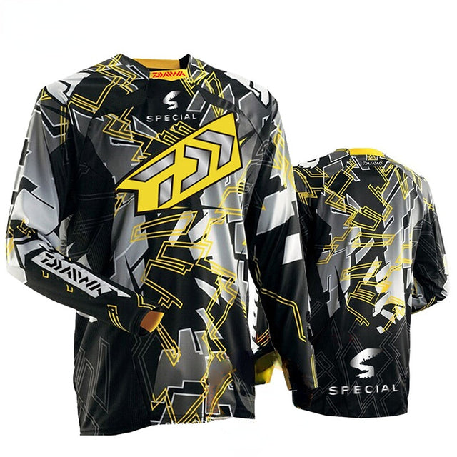 2022 Daiwa Men&#39;s Outdoor Fishing Clothing Quick Drying UV Protection Clothing Breathable Long Sleeve Shirt