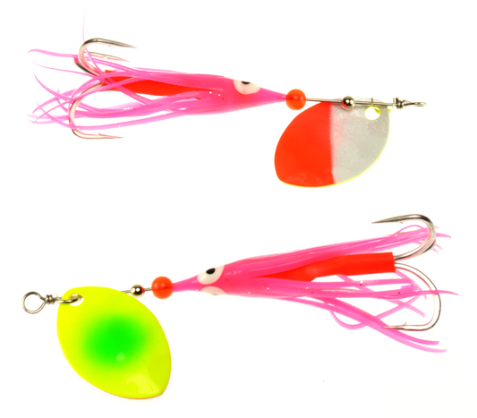 Vip Outdoors 3.5 Cascade Salmon Spinner 2-Pk